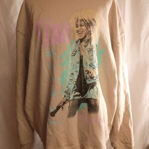 Beige Sweatshirt with Iconic Graphic